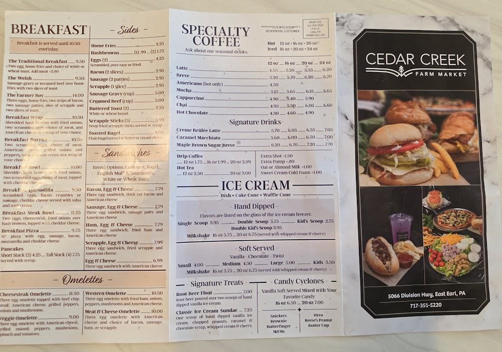 Cedar Creek Farm Market LLC Bacon, Egg & Cheese